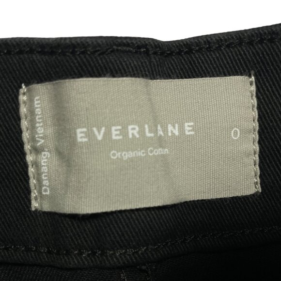 NWT Everlane The Organic Kick Flare Pant Womens 0 Black - Picture 11 of 13
